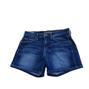 Joe's Jeans Shorts Women's 26  Blue Denim Dark Wash Edlyn Mid Rise Preppy